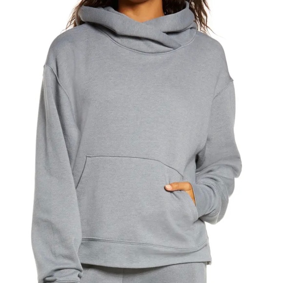 Zella Cali Fleece Hooded Sweatshirt Nwt 